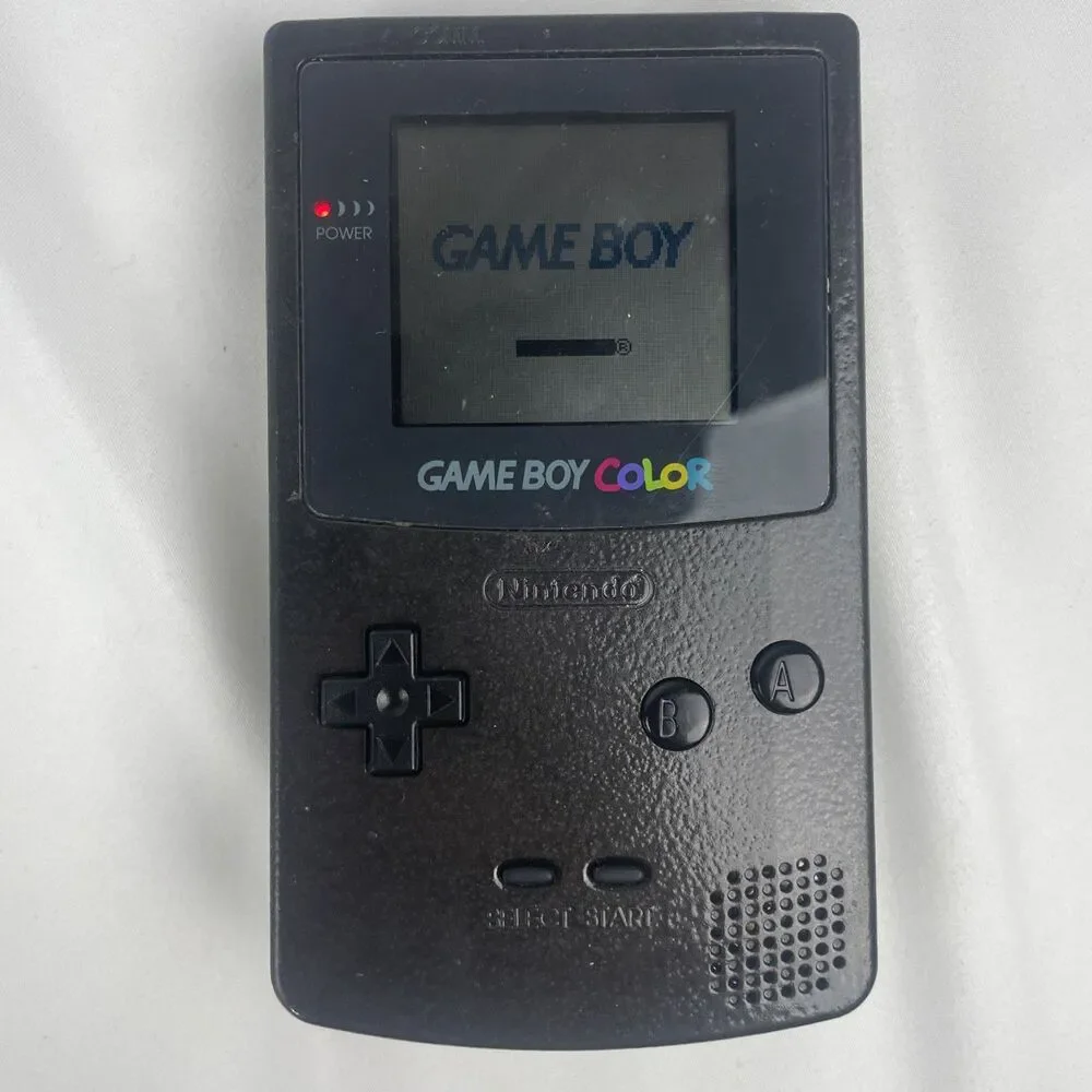 BUNDLE Nintendo Game Boy Color Black OEM + 5 Games Mario Bros ~ Tested Working